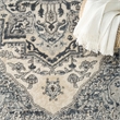 Nourison Home Concerto 4' x 6' Fabric Ivory Navy Area Rug