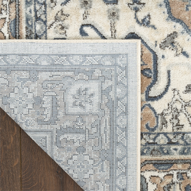 Nourison Home Concerto 2' x 4' Fabric Ivory Taupe Area Rug