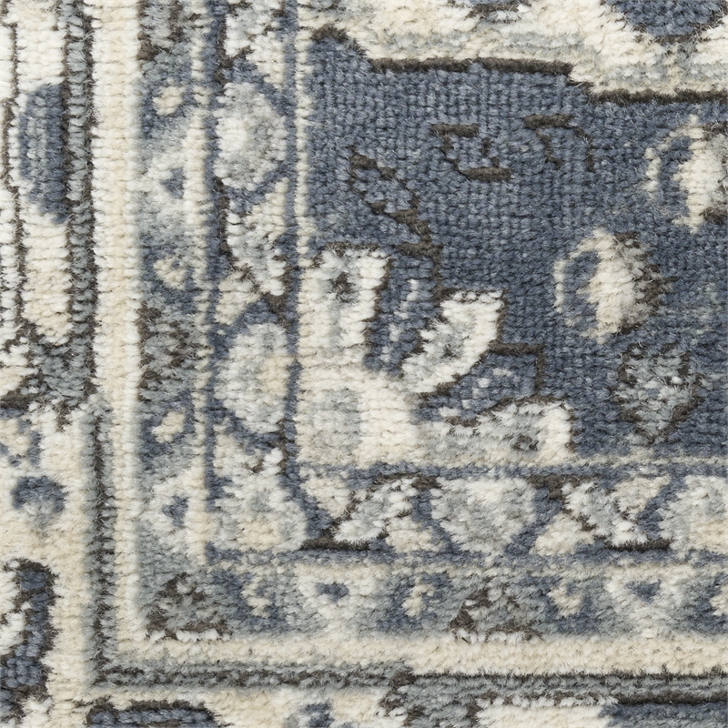 Nourison Home Concerto 8' x 10' Fabric Navy Ivory Area Rug