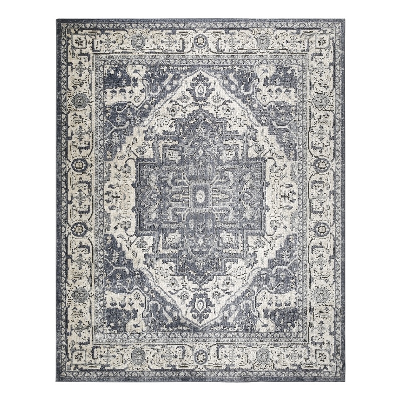 Nourison Home Concerto 8' x 10' Fabric Navy Ivory Area Rug