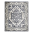 Nourison Home Concerto 8' x 10' Fabric Navy Ivory Area Rug