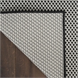 Nourison Home Courtyard 6' x 9' Fabric Black White Area Rug