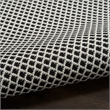 Nourison Home Courtyard 6' x 9' Fabric Black White Area Rug