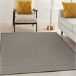 Nourison Home Courtyard 6' x 9' Fabric Black White Area Rug