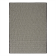 Nourison Home Courtyard 6' x 9' Fabric Black White Area Rug