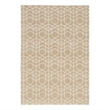 Nourison Washable Charm 5' x 7' Beige Ivory Modern Indoor Rug