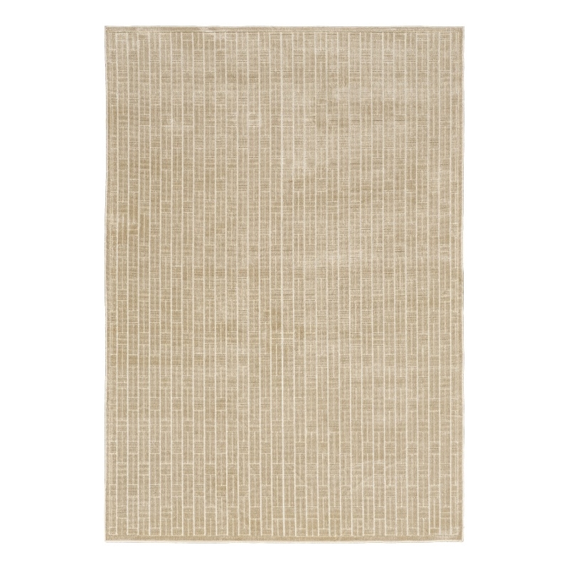 Nourison Washable Charm 5' x 7' Beige Ivory Modern Indoor Rug