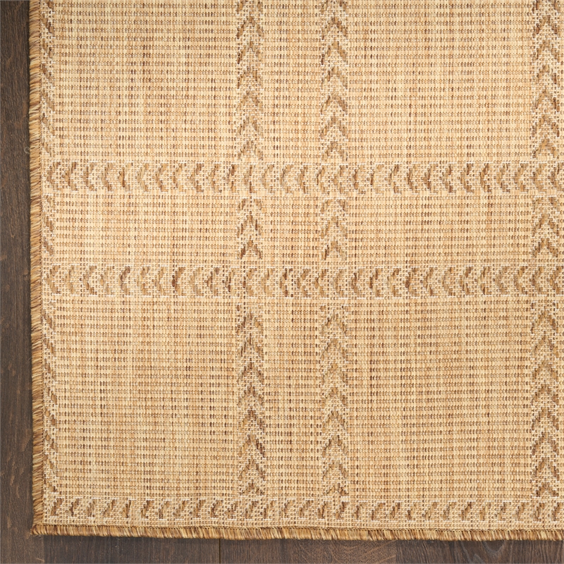Nourison Horizon Indoor/Outdoor 4' x 6' Natural Modern Rug