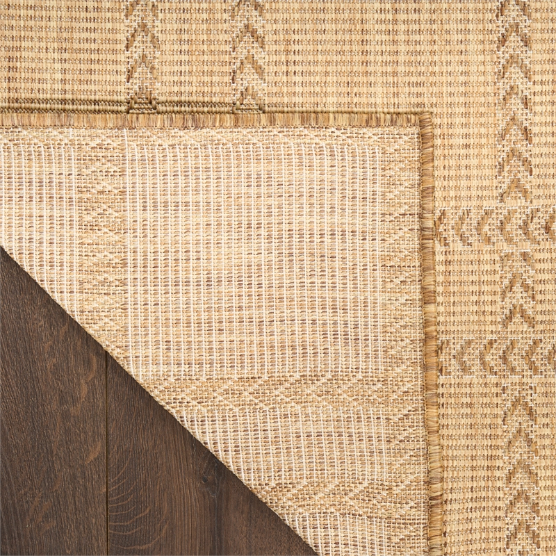 Nourison Horizon Indoor/Outdoor 4' x 6' Natural Modern Rug