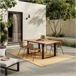 Nourison Horizon Indoor/Outdoor 4' x 6' Natural Modern Rug