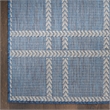 Nourison Horizon Indoor/Outdoor 5' x 7' Navy Modern Rug