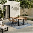 Nourison Horizon Indoor/Outdoor 5' x 7' Navy Modern Rug