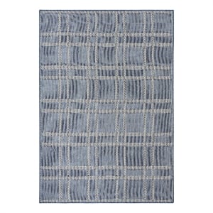 Nourison Horizon Indoor/Outdoor 5' x 7' Navy Modern Rug