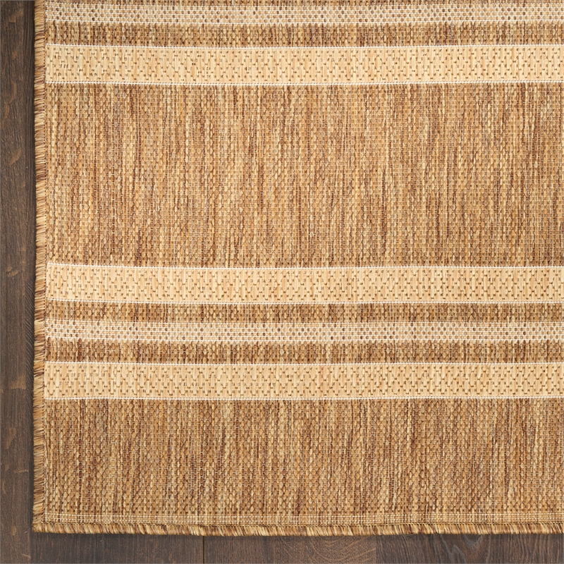 Nourison Horizon Indoor/Outdoor 6' x 9' Natural Modern Rug