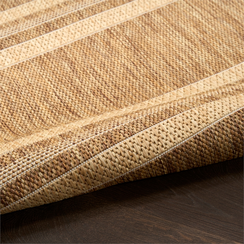 Nourison Horizon Indoor/Outdoor 6' x 9' Natural Modern Rug