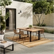 Nourison Horizon Indoor/Outdoor 6' x 9' Natural Modern Rug