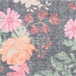 Nourison Botanical Washables 4' x 6' Charcoal Multicolor Farmhouse Indoor Rug