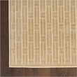 Nourison Washable Charm 2' x 3' Beige Ivory Modern Indoor Rug