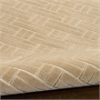 Nourison Washable Charm 2' x 3' Beige Ivory Modern Indoor Rug