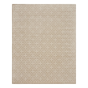Nourison Washable Charm 9' x 12' Beige Ivory Contemporary Indoor Rug