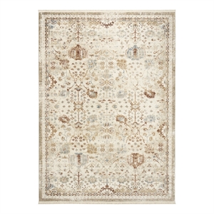 Nourison Pardis 4' x 6' Ivory Rust Vintage Indoor Rug