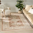 Nourison Pardis 4' x 6' Rust Vintage Indoor Rug