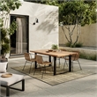 Nourison Horizon Indoor/Outdoor 4' x 6' Charcoal Modern Rug