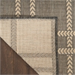 Nourison Horizon Indoor/Outdoor 6' x 9' Charcoal Modern Rug