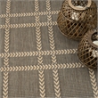 Nourison Horizon Indoor/Outdoor 6' x 9' Charcoal Modern Rug