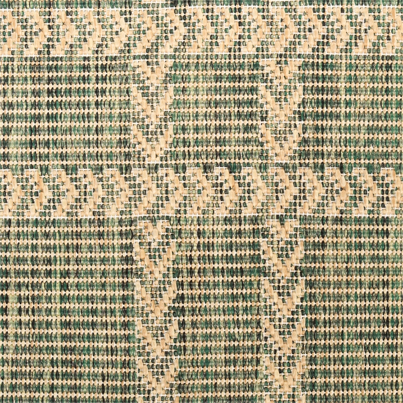 Nourison Horizon Indoor/Outdoor 6' x 9' Green Modern Rug
