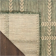 Nourison Horizon Indoor/Outdoor 6' x 9' Green Modern Rug