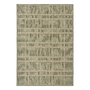Nourison Horizon Indoor/Outdoor 6' x 9' Green Modern Rug