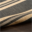 Nourison Horizon Indoor/Outdoor 5' x 7' Charcoal Modern Rug