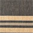 Nourison Horizon Indoor/Outdoor 6' x 9' Charcoal Modern Rug
