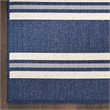 Nourison Horizon Indoor/Outdoor 6' x 9' Navy Modern Rug