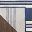 Nourison Horizon Indoor/Outdoor 6' x 9' Navy Modern Rug