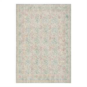 Nourison Botanical Washables 5' x 7' Green Multicolor Farmhouse Indoor Rug