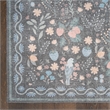 Nourison Botanical Washables 5' x 7' Charcoal Multicolor Modern Indoor Rug