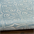 Nourison Washable Charm 2' x 3' Blue Ivory Contemporary Indoor Rug