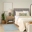 Nourison Washable Charm 2' x 3' Blue Ivory Contemporary Indoor Rug