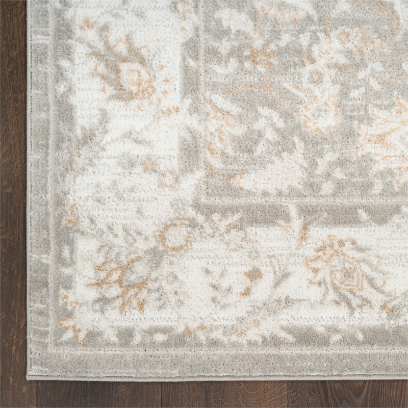 Nourison Dekor 2' x 4' Ivory Vintage Indoor Rug