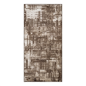 Nourison Dekor 2' x 4' Brown Modern Indoor Rug
