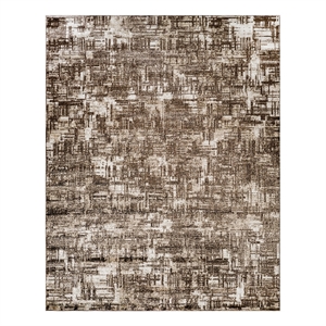 Nourison Dekor 7'10&quot x 9'10&quot Brown Modern Indoor Rug