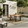 Nourison Horizon Indoor/Outdoor 5' x 7' Charcoal Modern Rug