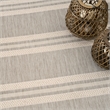Nourison Horizon Indoor/Outdoor 4' x 6' Grey Modern Rug