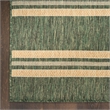 Nourison Horizon Indoor/Outdoor 5' x 7' Green Modern Rug