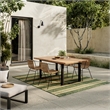 Nourison Horizon Indoor/Outdoor 6' x 9' Green Modern Rug