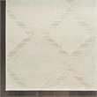 Nourison Serenity Home 10' x 14' Ivory Modern Indoor Rug