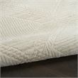 Nourison Serenity Home 10' x 14' Ivory Modern Indoor Rug