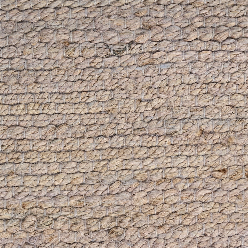 Nourison Natural Jute 3' x 5' Grey Farmhouse Indoor Rug